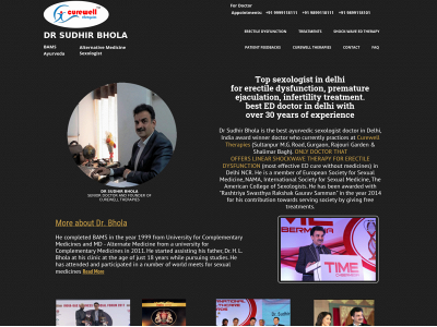 drsudhirbhola.com snapshot
