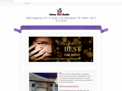 www.tresornailstudio.com snapshot