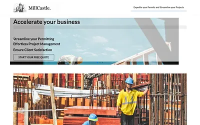millcastlepermitting.com snapshot