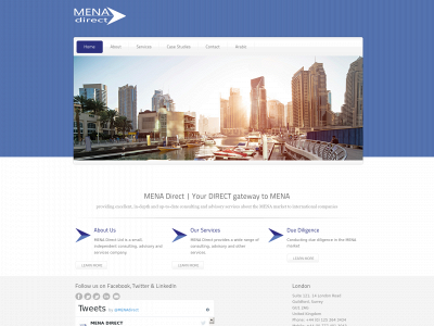 menadirect.co.uk snapshot