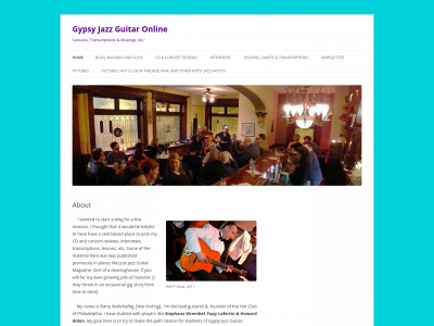gypsyjazzguitaronline.com snapshot