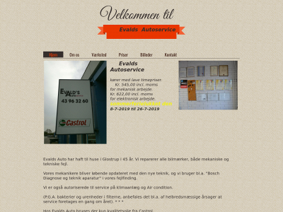 evaldsautoservice.dk snapshot