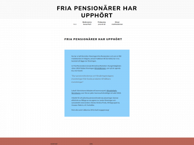 friapensionarer.se snapshot