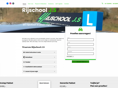 rijschooljs.nl snapshot