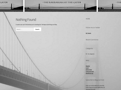 thebarbarianatthegate.com snapshot