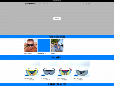 summershades.dk snapshot