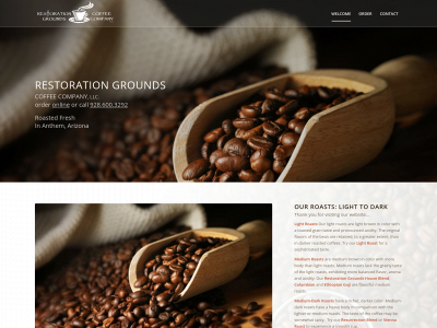 restorationgroundscoffeecompany.com snapshot