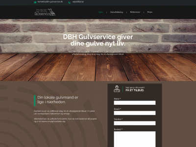 dbh-gulvservice.dk snapshot