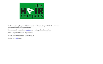 haircompany.be snapshot