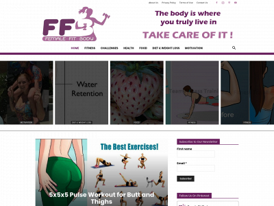 female-fit-body.com snapshot