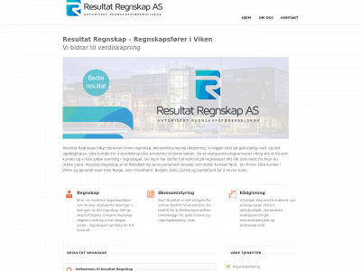 resultat-regnskap.no snapshot