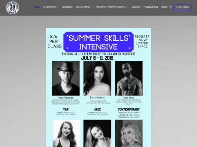 thebackstagedancestudio.com snapshot