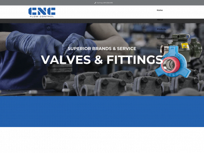 cncflowcontrol.com snapshot
