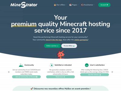 minestrator.com snapshot