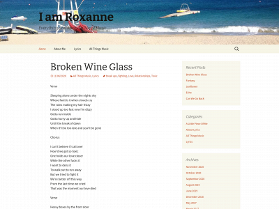 iamroxannemusic.com snapshot
