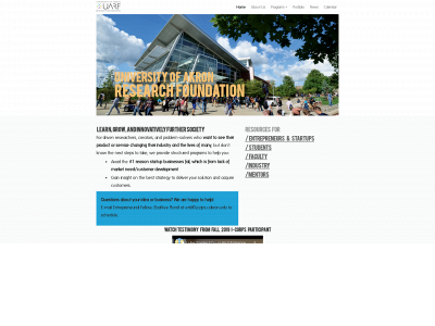 www.uakronuarf.com snapshot