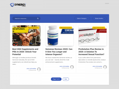 synergypharma.com snapshot