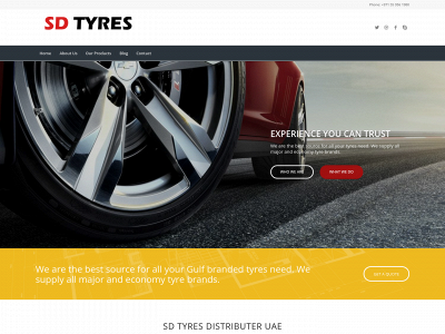 sdtyres.com snapshot