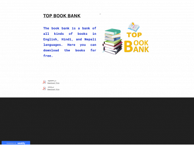 topbookbank.weebly.com snapshot