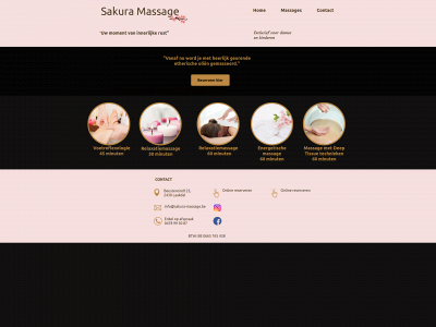 sakura-massage.be snapshot
