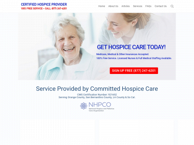 certifiedhospiceproviders.com snapshot
