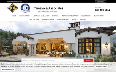 tamayohomes.com snapshot