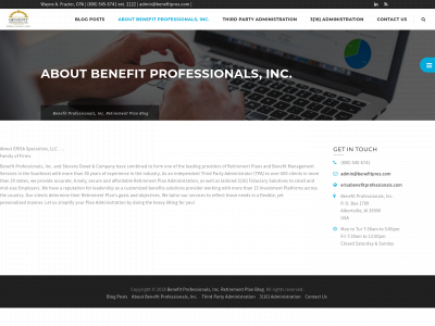 erisabenefitprofessionals.com snapshot