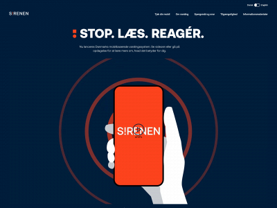 sirenen.dk snapshot