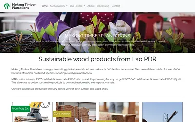mekongtimberplantations.com snapshot