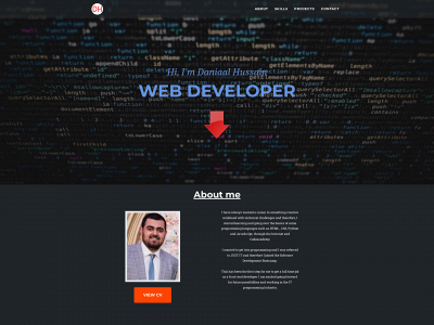 daniaalhussain.com snapshot