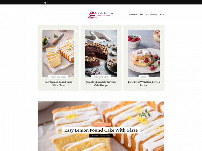 freshhomebakedcakes.com snapshot