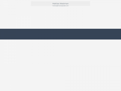 mawespeaker.com snapshot