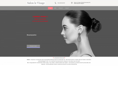 salonlevisage.be snapshot