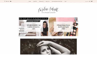 carolinefalwell.com snapshot