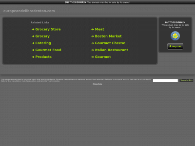 europeandelibradenton.com snapshot