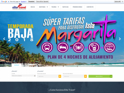 elitetravelve.com snapshot