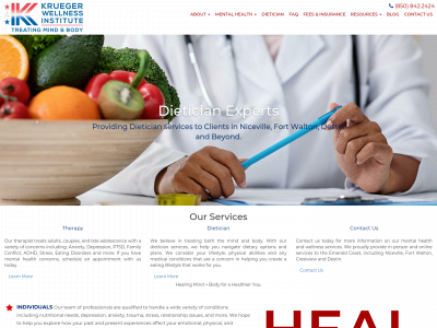 kruegerwellness.com snapshot