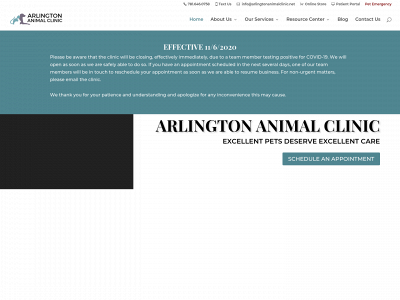arlingtonanimalclinic.net snapshot