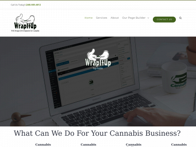 wrapitupwebdesign.com snapshot