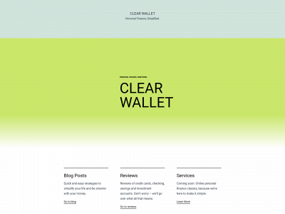 clear-wallet.com snapshot