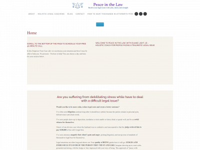 peaceinthelaw.com snapshot