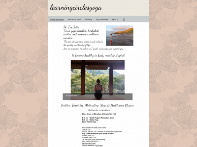 learningcirclesyoga.com snapshot