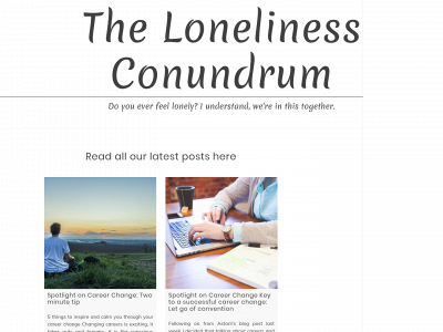 thelonelinessconundrum.com snapshot