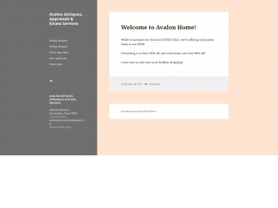 avalonantiquesappraisalsestates.com snapshot