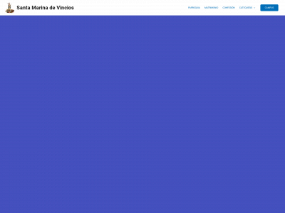 santamarinadevincios.org snapshot