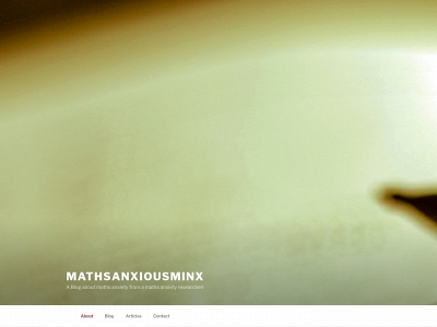 mathsanxiousminx.com snapshot
