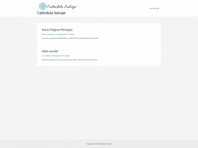 calendulasalvaje.com snapshot