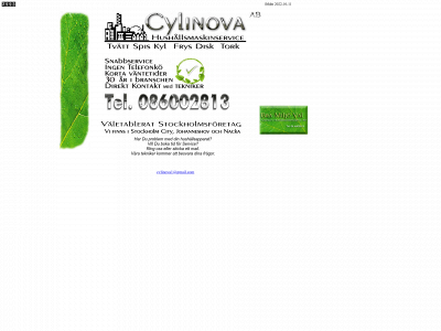cylinova.se snapshot