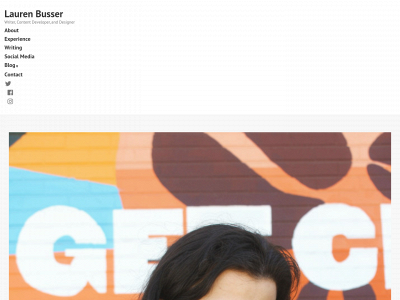 laurenbusser.com snapshot