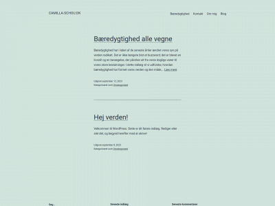 camilla-schou.dk snapshot